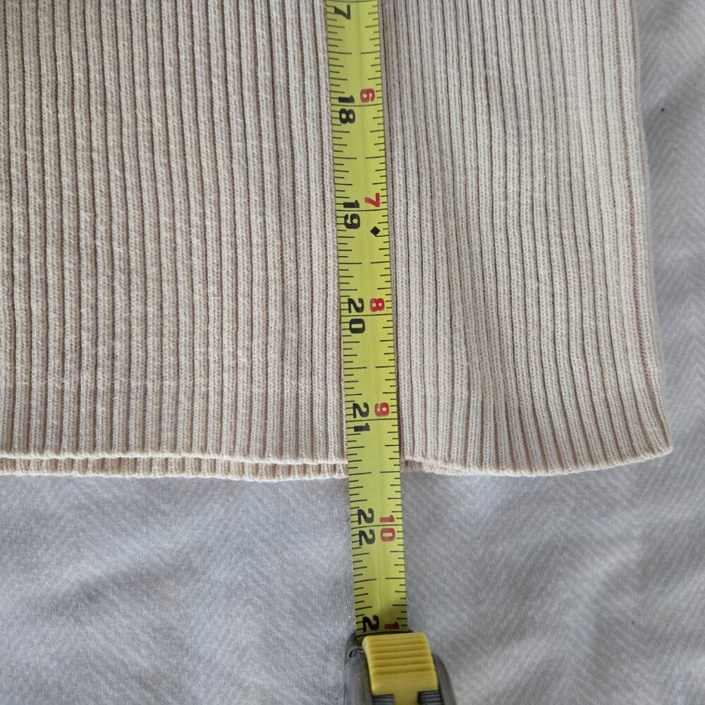 Polo by Ralph Lauren Cream Ribbed Henley Top - Picture 6 of 6